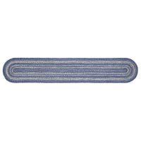 Thumbnail for Great Falls Blue Jute Braided Oval Runner 13x72 VHC Brands