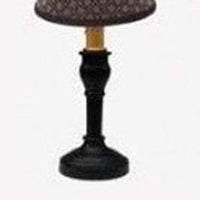 Black Wellington Spindle Accent Lamp ML200011 - The Fox Decor