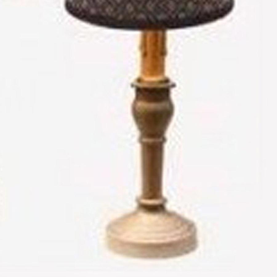 Black Wellington Spindle Accent Lamp ML200011 - The Fox Decor