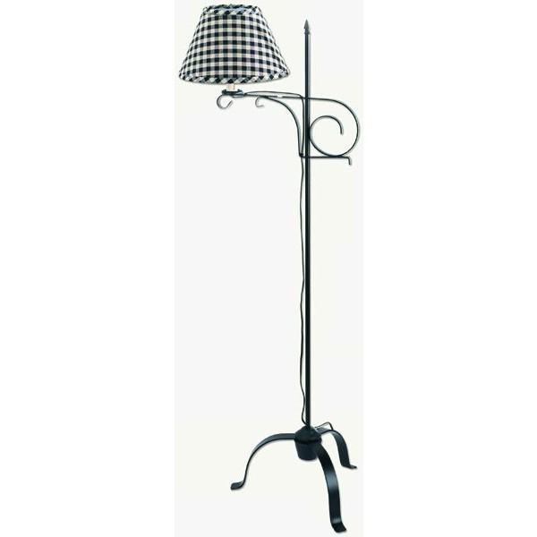 Black Floor Lamp W/ Adjustable Arm ML430011 - The Fox Decor