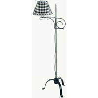 Black Floor Lamp W/ Adjustable Arm ML430011 - The Fox Decor