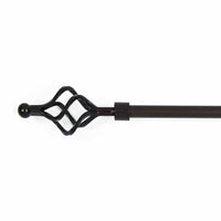 Black Nest Curtain Rod Small Metal MWRE0051 - The Fox Decor