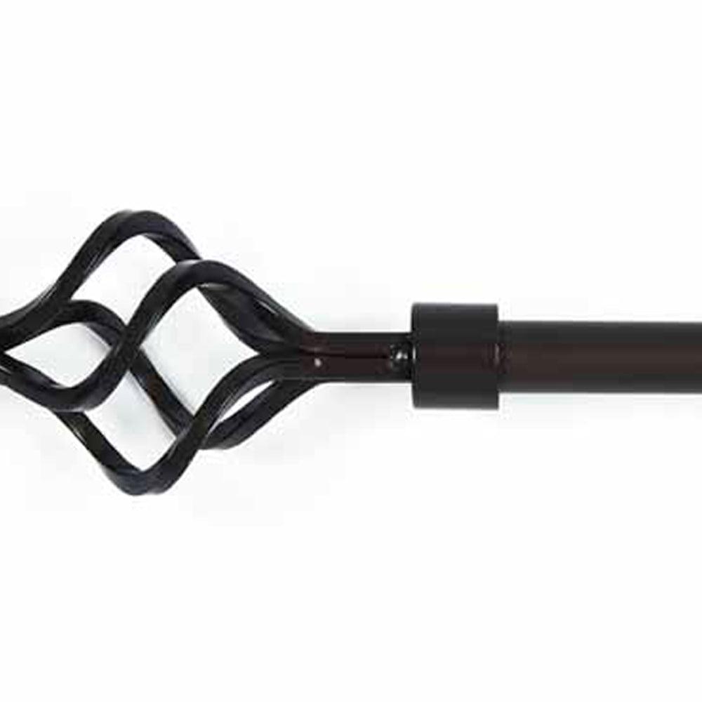 Black Nest Curtain Rod Small Metal MWRE0051 - The Fox Decor