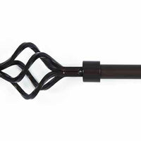 Black Nest Curtain Rod Small Metal MWRE0051 - The Fox Decor