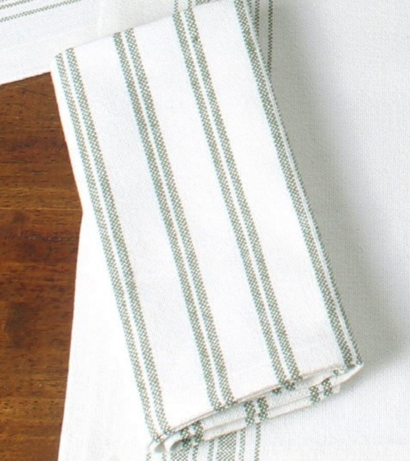 Grain Sack Sage Napkin set of 6 NK164009 - The Fox Decor
