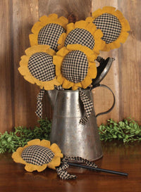 Sunflower Sticks Pack of 6 ON000129 - The Fox Decor