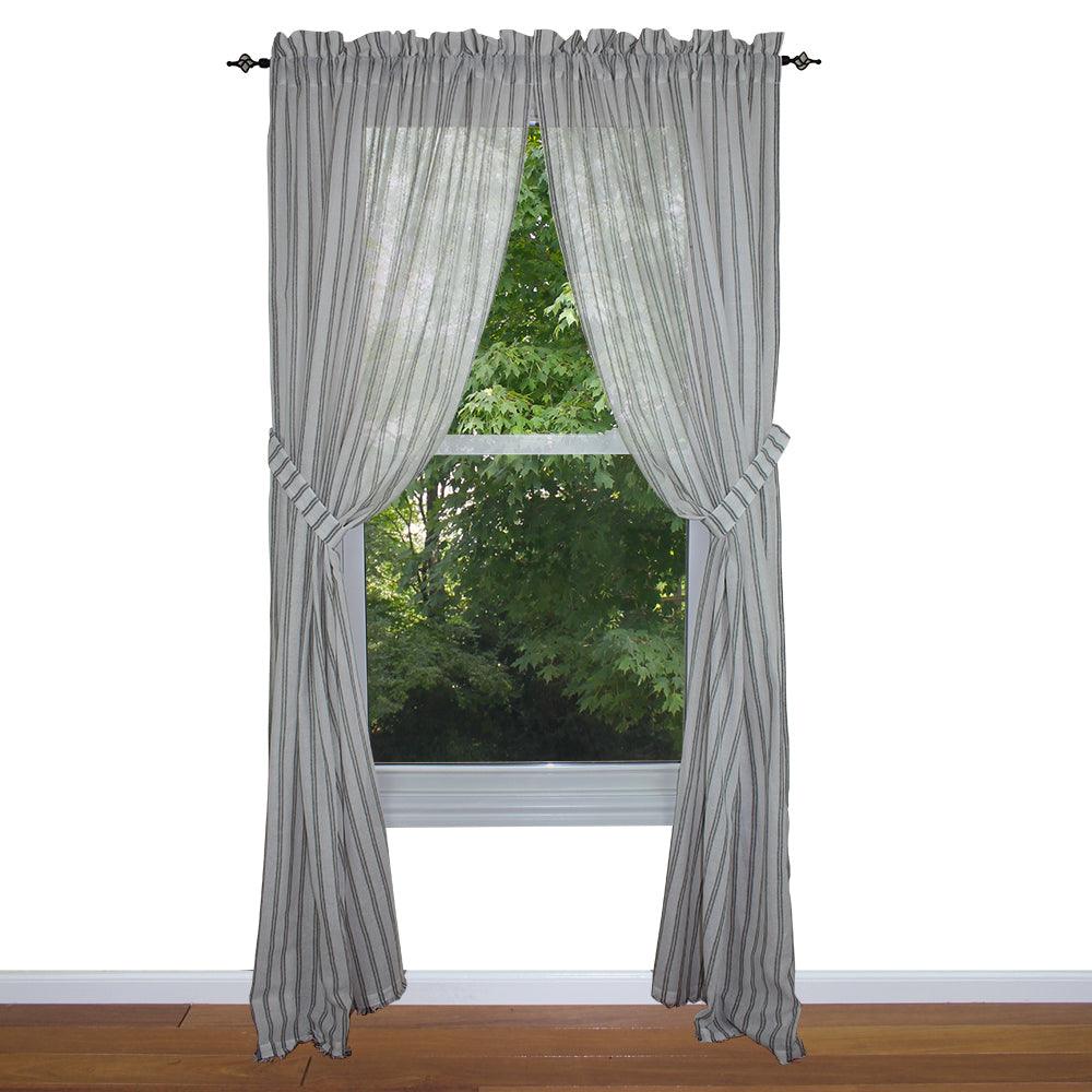 Gristmill - Cream Drapery Panels Unlined P8520005U - The Fox Decor
