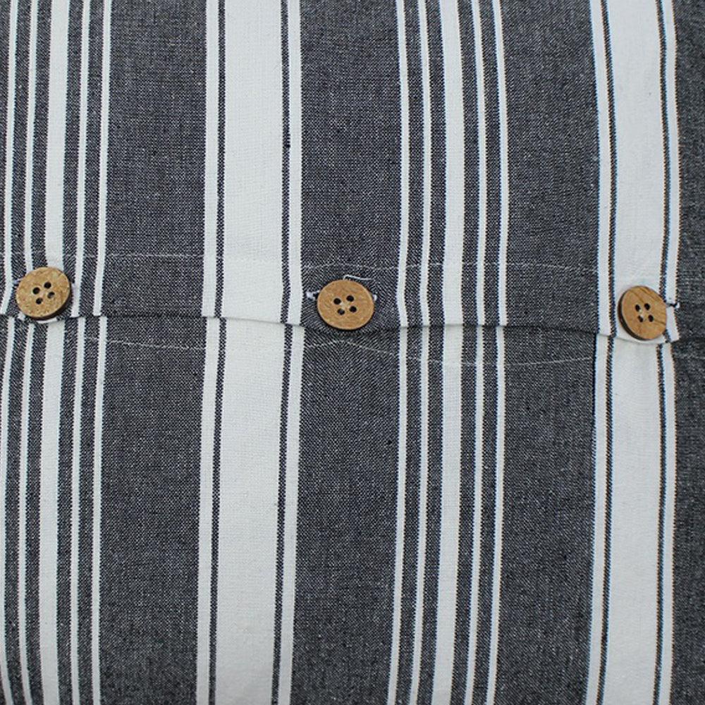 Flour Sack - Black Pillow Cover PC430001 - The Fox Decor