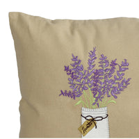 Lavender Mason Jar Pillow 14 In PL000034 - The Fox Decor