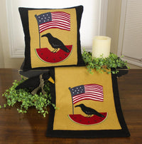 Americana Black Pillow PL011014 - The Fox Decor
