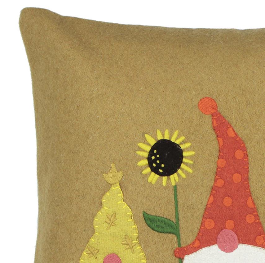 Fall Gnomes Gold Pillow PL025213 - The Fox Decor