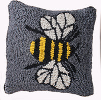 Thumbnail for Bee Gray Pillow PLGP1015 - The Fox Decor