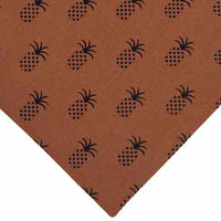 Mocha Black Pineapple Town Placemat Set Of Six PM101033 - The Fox Decor