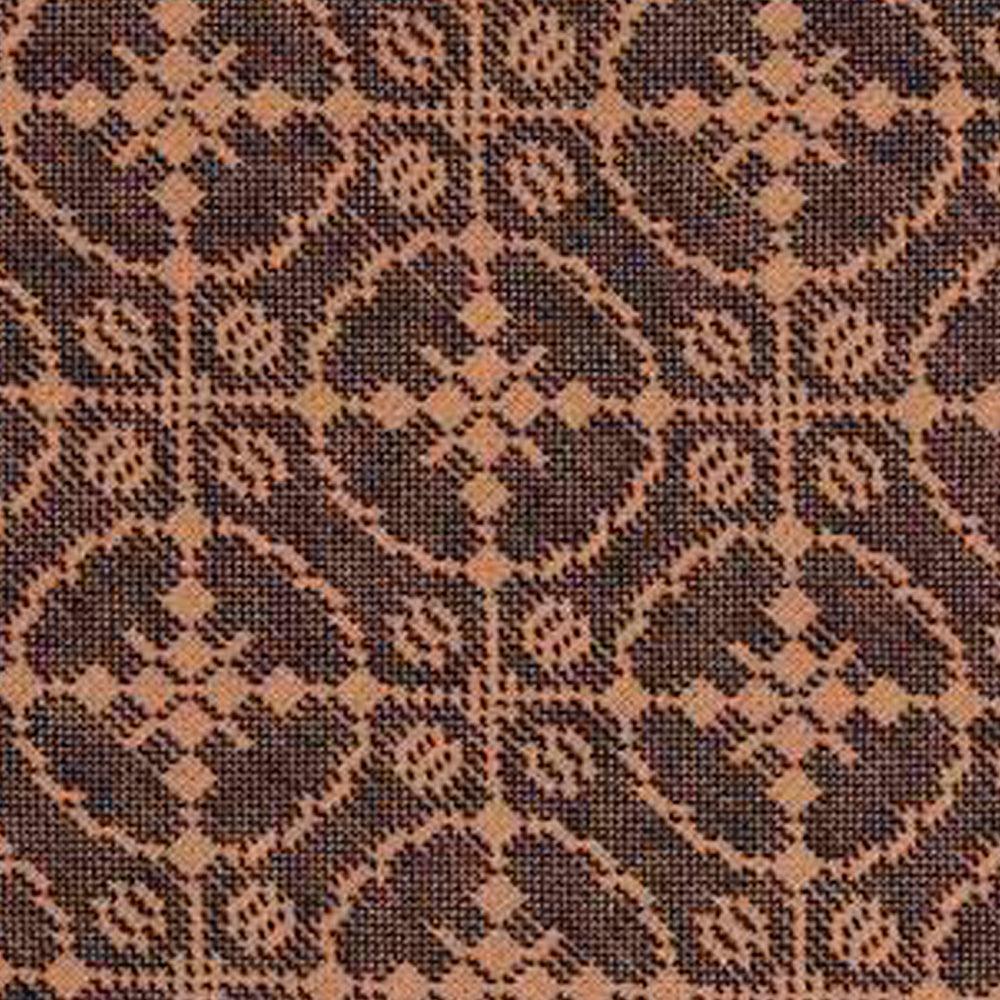 Black Tan Marshfield Jacquard Placemat Set Of Six PM106011 - The Fox Decor