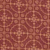 Barn Red Tan Marshfield Jacquard Placemat Set Of Six PM106017 - The Fox Decor