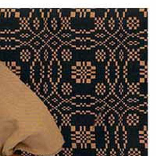 Black Mustard Loverã¦™??S Knot Jacquard Placemat Set Of Six PM130011 - The Fox Decor