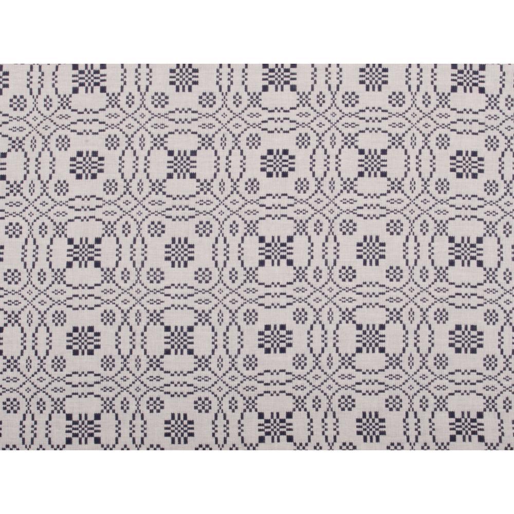 Loverã¦™??S Knot Jacquard Placemat Cream Indigo Set Of Six PM130021 - The Fox Decor