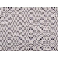 Loverã¦™??S Knot Jacquard Placemat Cream Indigo Set Of Six PM130021 - The Fox Decor