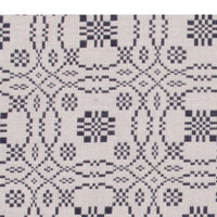 Loverã¦™??S Knot Jacquard Placemat Cream Indigo Set Of Six PM130021 - The Fox Decor