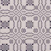 Loverã¦™??S Knot Jacquard Placemat Cream Indigo Set Of Six PM130021 - The Fox Decor