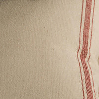 Grain Sack Barn Red Grain Sack Stripe Barn Red Placemat Set Of Six PM164017 - The Fox Decor