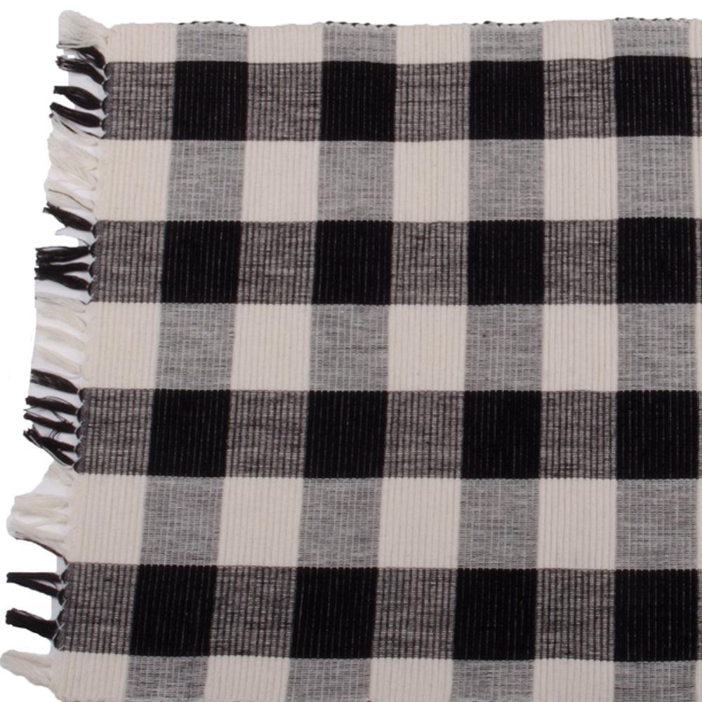Black Buttermilk Buffalo Check Placemat Set Of Six PM510011 - The Fox Decor