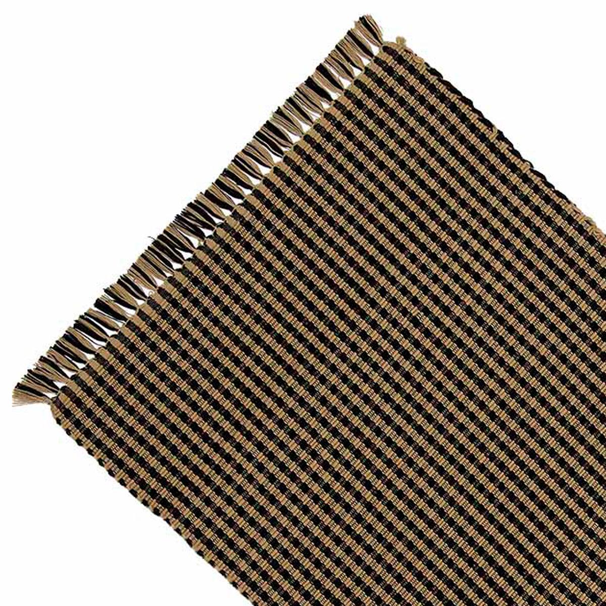Black Oat Newbury Gingham Placemat Set Of Six PM670011 - The Fox Decor