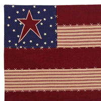 Nutmeg Indigo Barn Red Stars And Stripes Placemat Set Of Six PMAR0113 - The Fox Decor