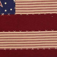 Nutmeg Indigo Barn Red Stars And Stripes Placemat Set Of Six PMAR0113 - The Fox Decor