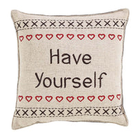 Merry Little Christmas Pillow Have Yourself A Set of 2 12x12 - The Fox Decor