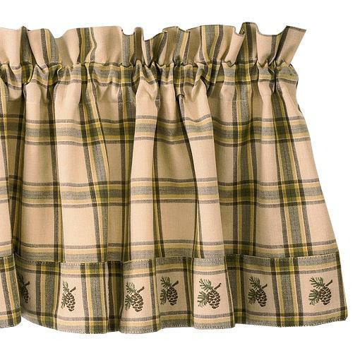 Pine Lodge Valance Park designs - The Fox Decor