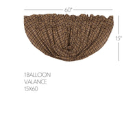 Prescott Balloon Valance Curtain 15x60 VHC Brands - The Fox Decor
