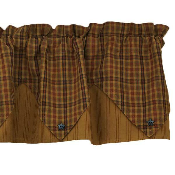 Primitive Spice Valance - Point Park Designs - The Fox Decor