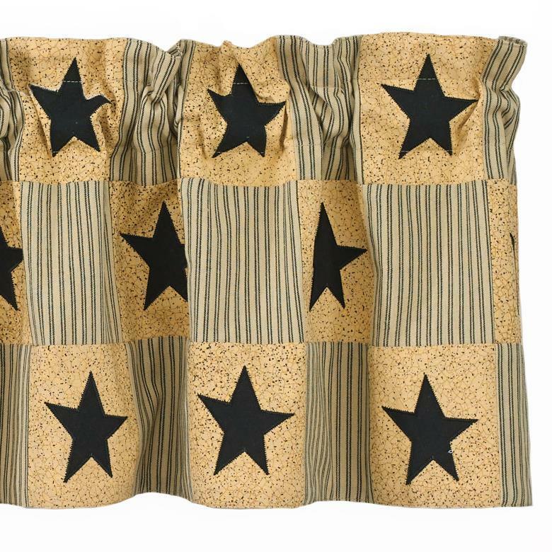 Primitive Star Valance Park designs - The Fox Decor