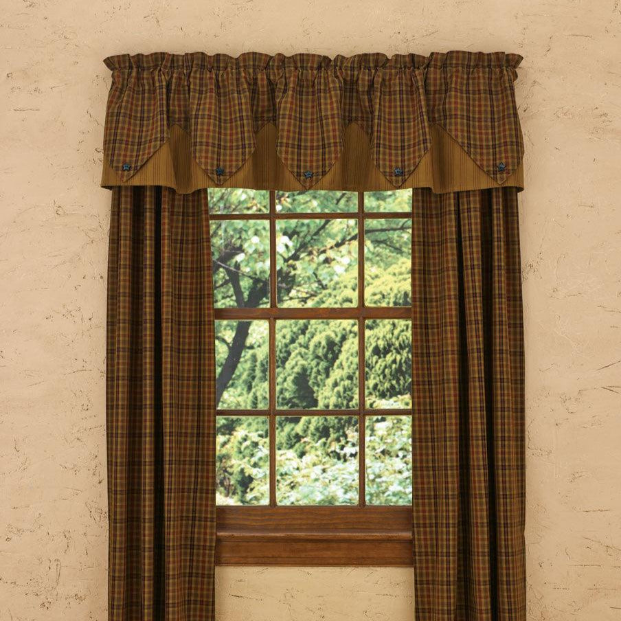 Primitive Spice Valance - Point Park Designs - The Fox Decor