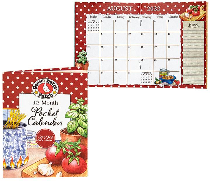 Gooseberry Patch 2022 Pocket Calendar - The Fox Decor