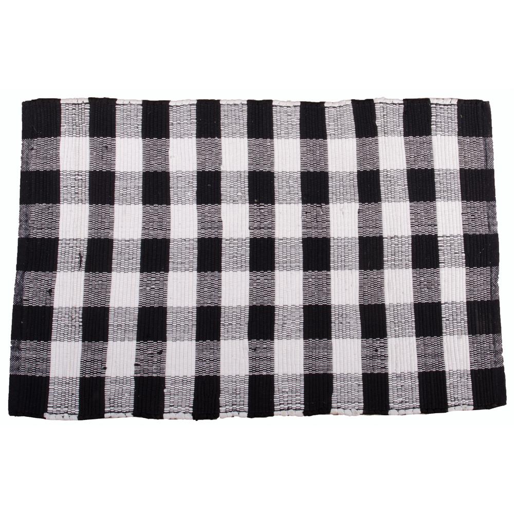 Buffalo Check 24" X 36" Black Buttermilk RA510011 - The Fox Decor