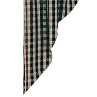 Black Nutmeg Heritage House Check Black Swag Lined SW100011 - The Fox Decor