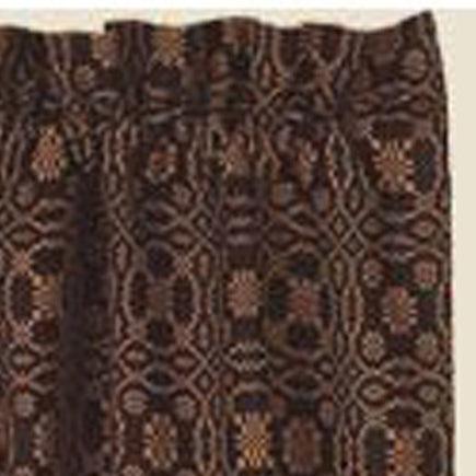 Black Mustard Loverã¦™??S Knot Jacquard Swag Lined SW130011 - The Fox Decor