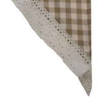 Oat Cream Heritage House Lace Swag Lined SW159023 - The Fox Decor