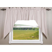 Pewter Cream Summerville Swag Lined SW168065 - The Fox Decor