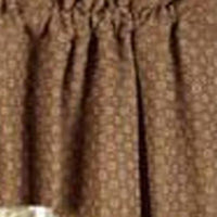 Black Nutmeg Kingston Jacquard Swag Lined SW310011 - The Fox Decor