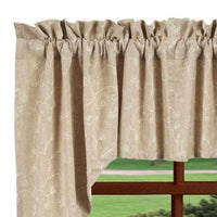 Taupe Candlewicking Taupe Swag Lined SW440038 - The Fox Decor