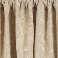 Taupe Candlewicking Taupe Swag Lined SW440038 - The Fox Decor