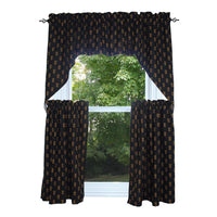 Pineapple Town - Black Swag SW660011 - The Fox Decor