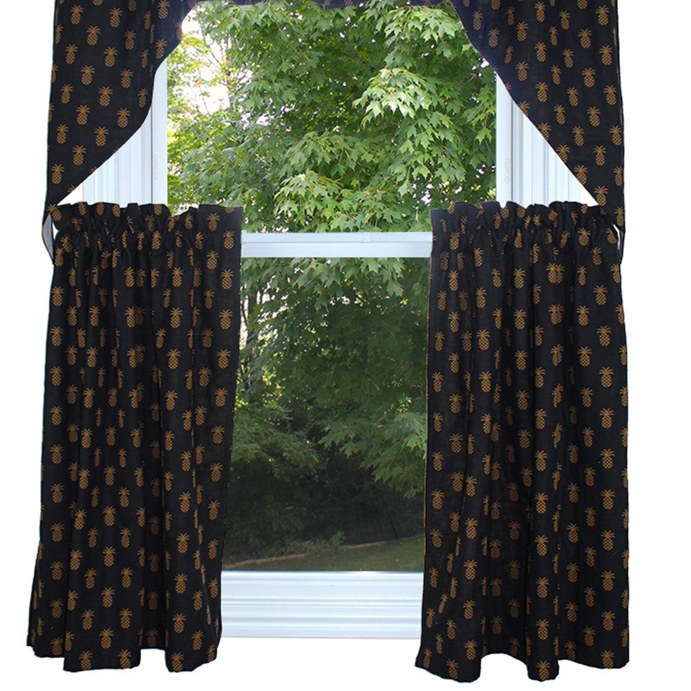 Pineapple Town - Black Swag SW660011 - The Fox Decor