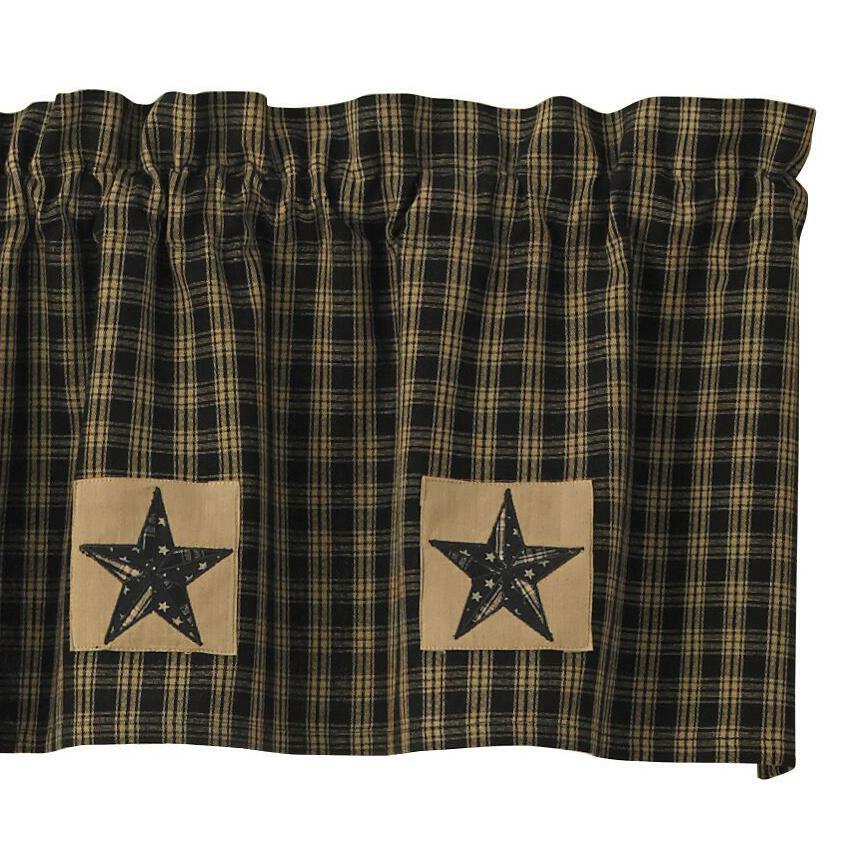 Sturbridge Patch Valance - Black Park designs - The Fox Decor