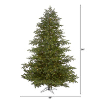 Thumbnail for 7.5' South Carolina Spruce Real Touch Artificial Christmas Tree with 650 (Multifunction) Warm White LED Lights with Instant Connect Technology and 1081 Bendable Branches - The Fox Decor