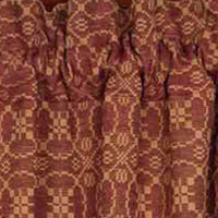 Barn Red Tan Marshfield Jacquard 36