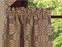 Trenton Jacquard Nutmeg Black Red Tiers T3243025 - The Fox Decor